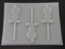 190sp Sweety Bird Chocolate or Hard Candy Lollipop Mold